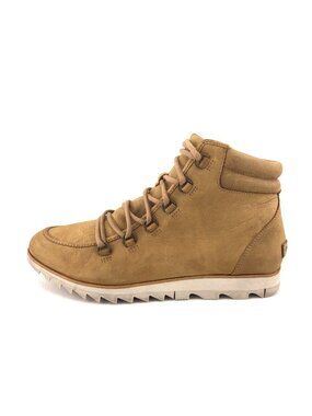 Sorel Harlow Lace Brown Leather Ankle Boots 11